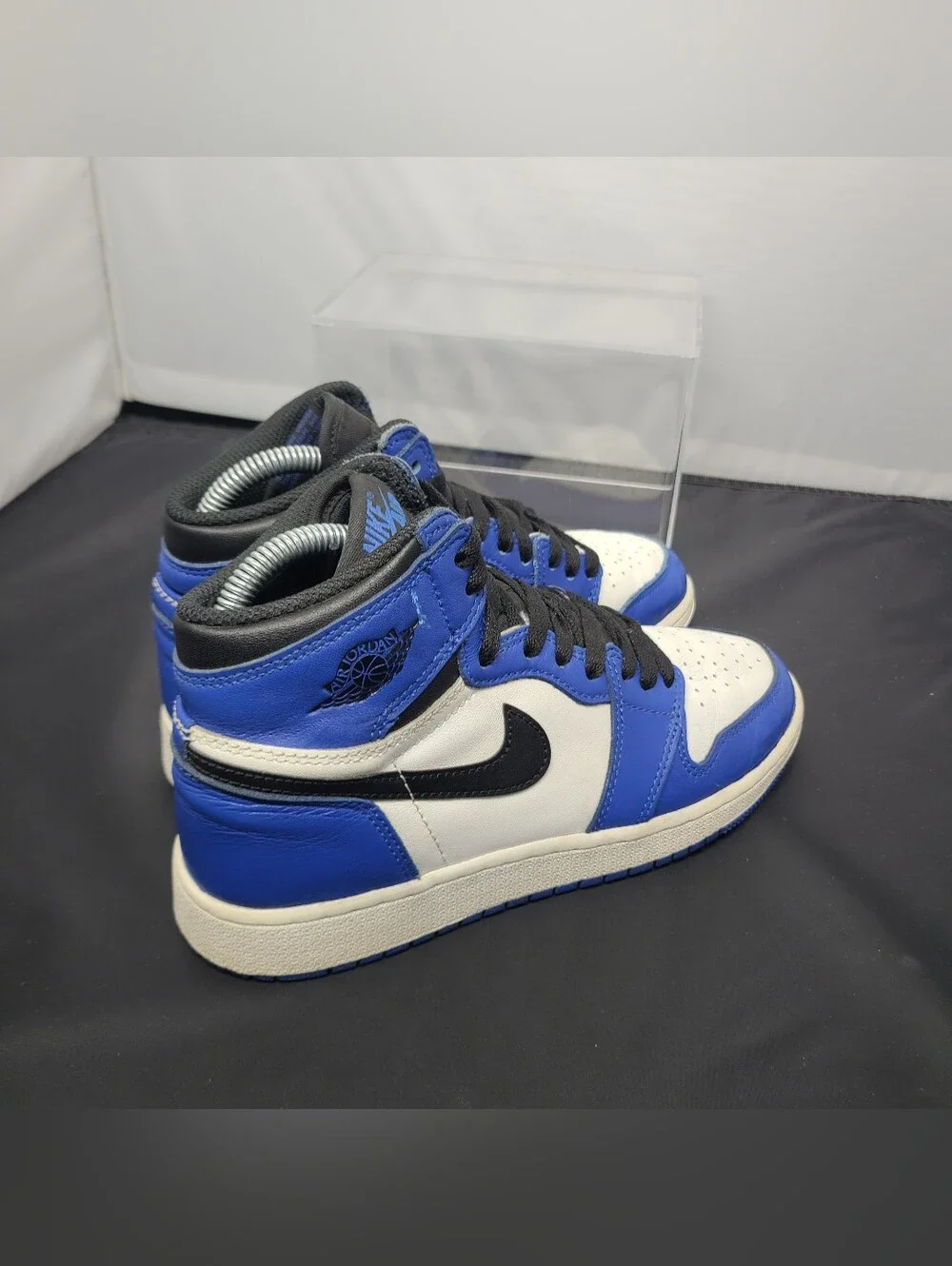 Nike Air Jordan 1 Retro High Og Bg Game Royal 575441-403 kids size 5Y